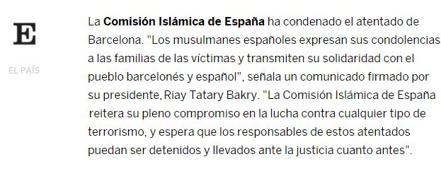 اللجنة الإسلامية بإسبانيا تدين حادث الدهس