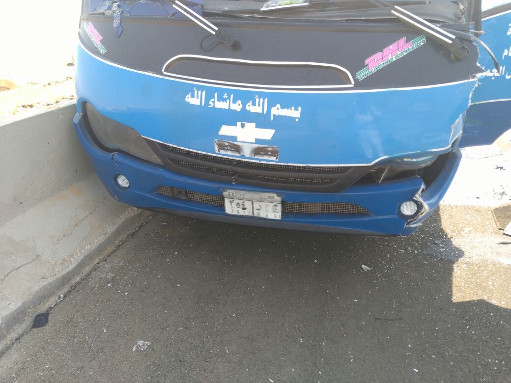 الاتوبيس المتضرر