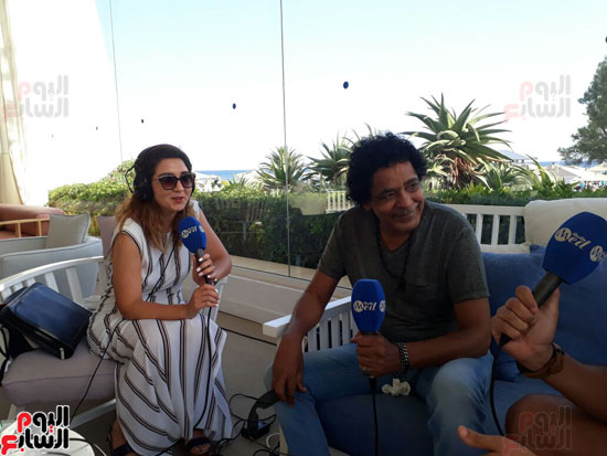 لقاء محمد منير مع الاعلام التونسى (7)