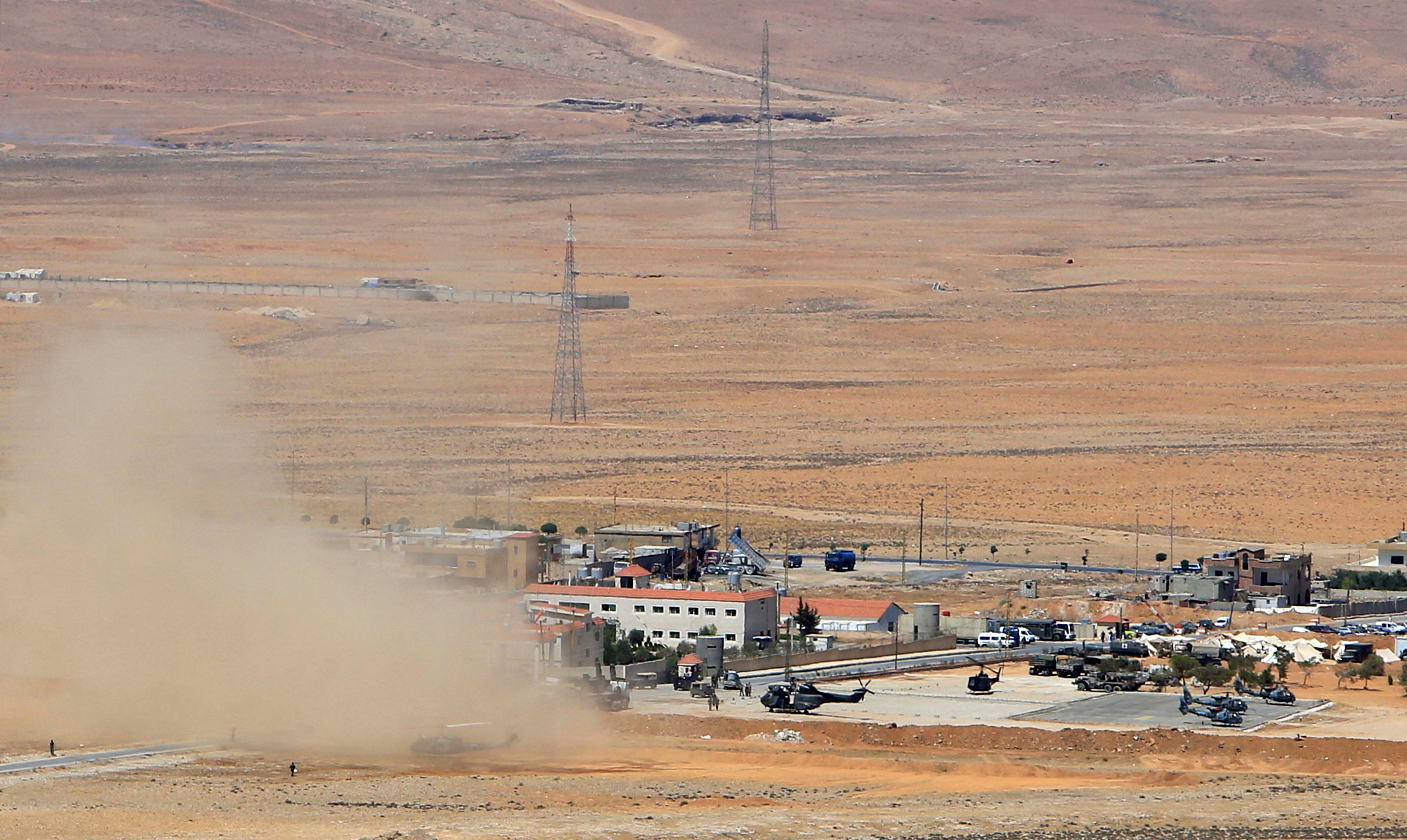 انطلاق طائرات وآليات الجيش اللبنانى لمواجهة تنظيم داعش