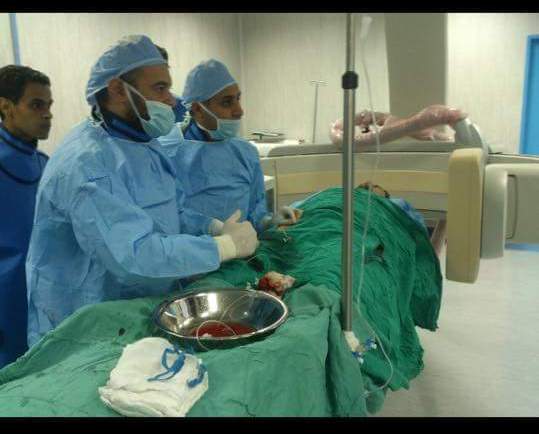 إجراء عملية قسطرة تشخيصية للمخ بمستشفى المنصورة العام الجديد (4)