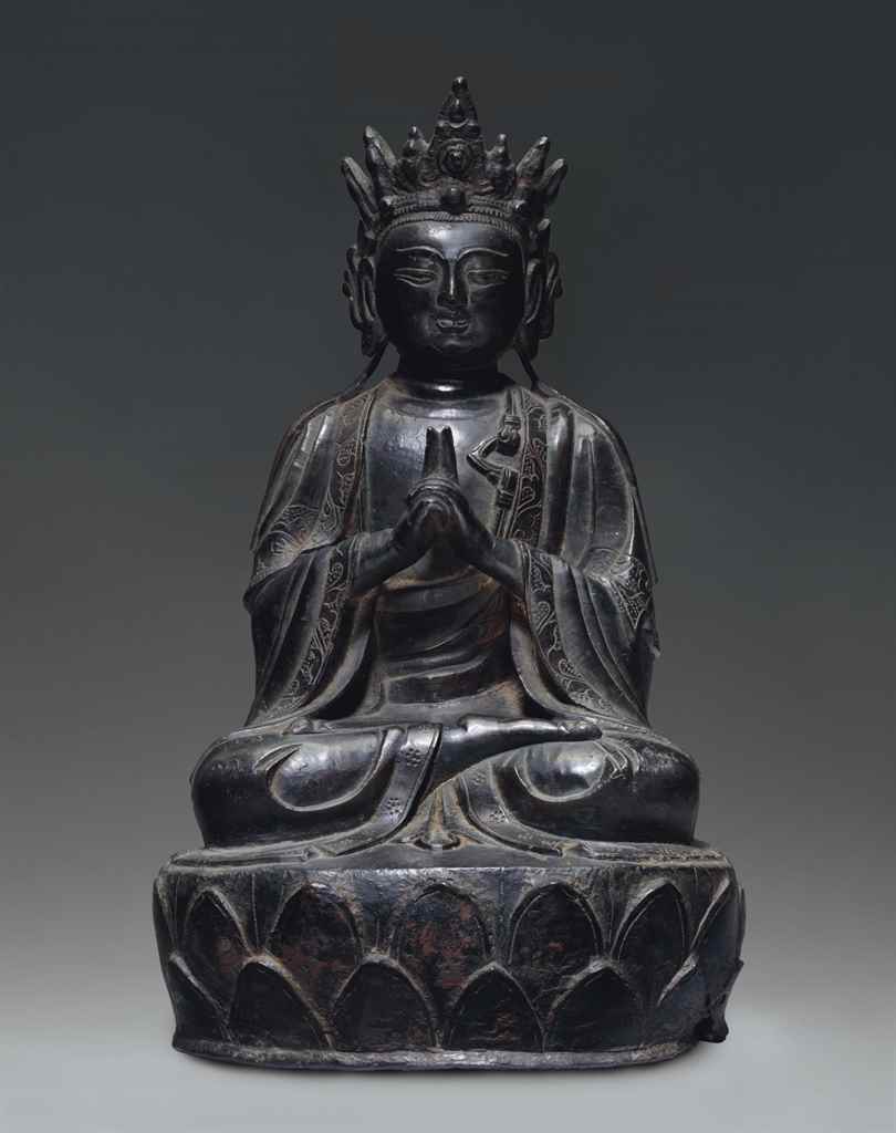 a_bronze_figure_of_buddha_ming_dynasty_d6096594g