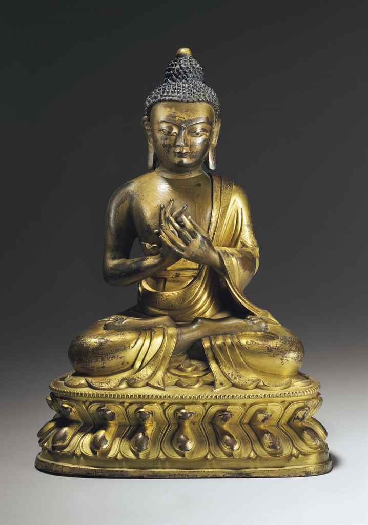 a_parcel-gilt_bronze_figure_of_buddha_18th_century_d6096600g
