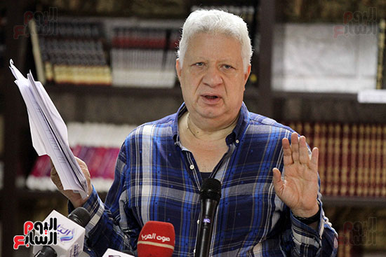 مؤتمر مرتضى منصور للإعلان عن اللائحة الجديدة (7)