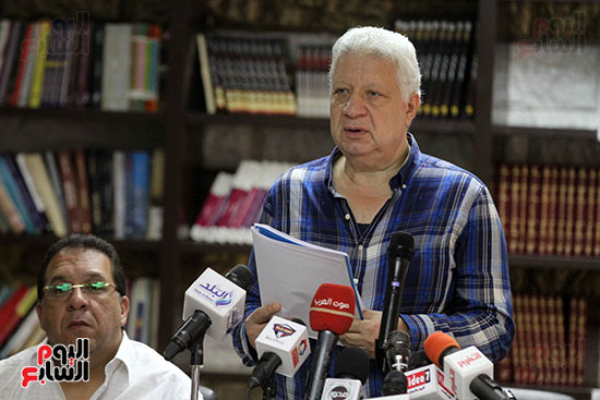 مؤتمر مرتضى منصور للإعلان عن اللائحة الجديدة (4)