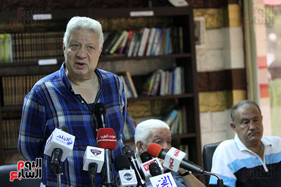 مؤتمر مرتضى منصور للإعلان عن اللائحة الجديدة (1)