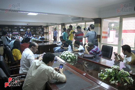 مؤتمر مرتضى منصور للإعلان عن اللائحة الجديدة (13)