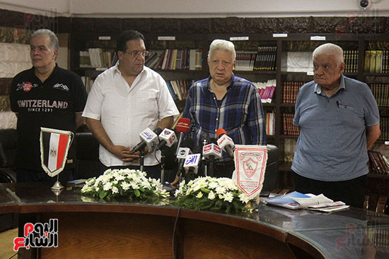 مؤتمر مرتضى منصور للإعلان عن اللائحة الجديدة (10)