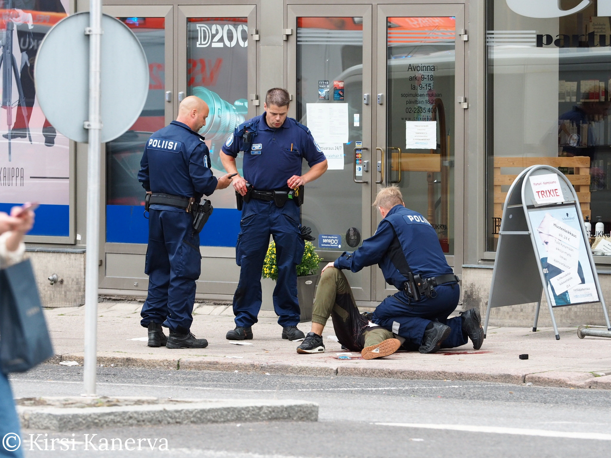 شرطة فنلندا تطلق النار على المشتبه به فى تنفيذ حادث الطعن