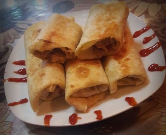 فاهيتا الفراخ فى الخبز السورى