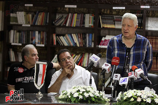 مؤتمر مرتضى منصور للإعلان عن اللائحة الجديدة (15)