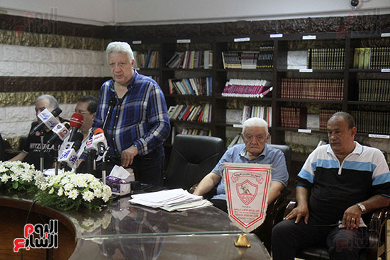 مؤتمر مرتضى منصور للإعلان عن اللائحة الجديدة (12)