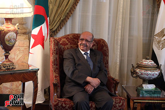 مؤتمر وزير الخارجيه سامح شكرى ووزير خارجية الجزائر (8)