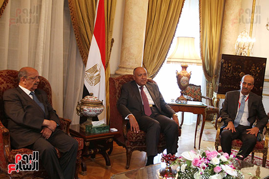 مؤتمر وزير الخارجيه سامح شكرى ووزير خارجية الجزائر (7)