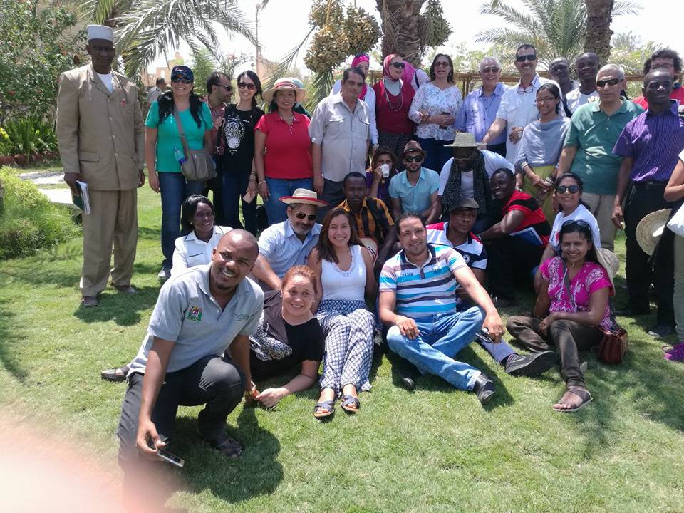 المركز الدولي للزراعة يزور قرية تونس بالفيوم بوفد من 25 دولة (5)
