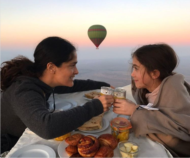 سلمى حايك و أبنتها