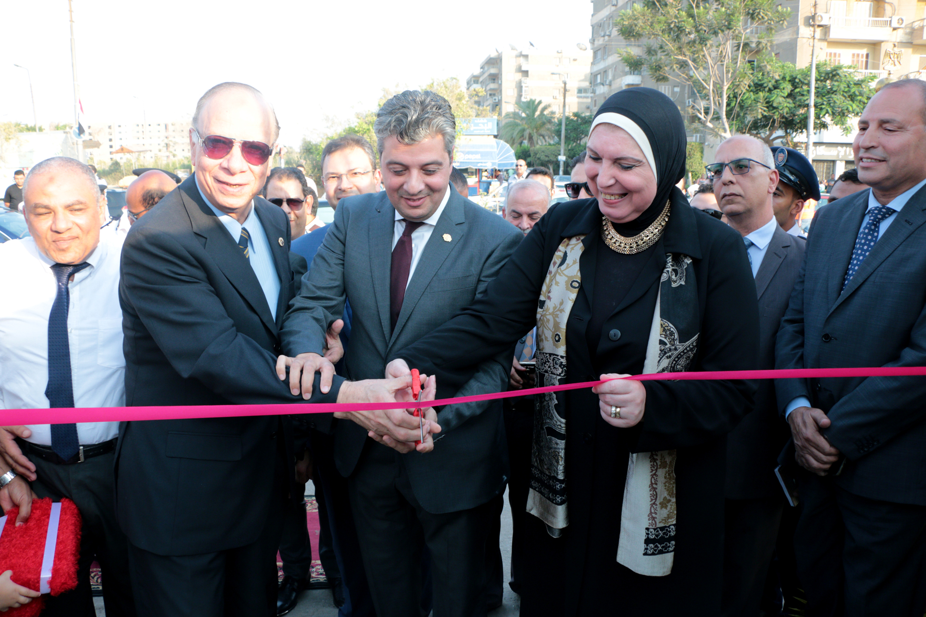 افتتاح شارع مصر بالنزهة لتجميع مشاريع الشباب  (1)