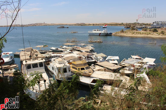 ميناء الصيد ببحيرة ناصر