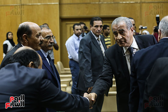 المؤتمر الصحفى المنعقد بمقر وزارة التموين والتجارة الداخلية لتوقيع بروتوكول مع وزارة الأوقاف المصرية (5)