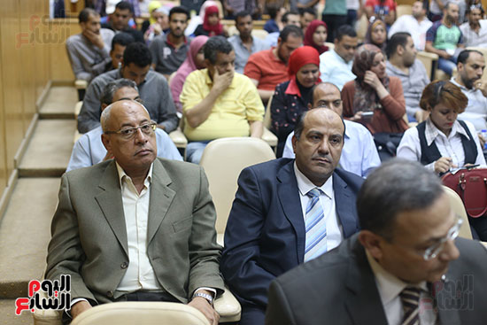 المؤتمر الصحفى المنعقد بمقر وزارة التموين والتجارة الداخلية لتوقيع بروتوكول مع وزارة الأوقاف المصرية (4)