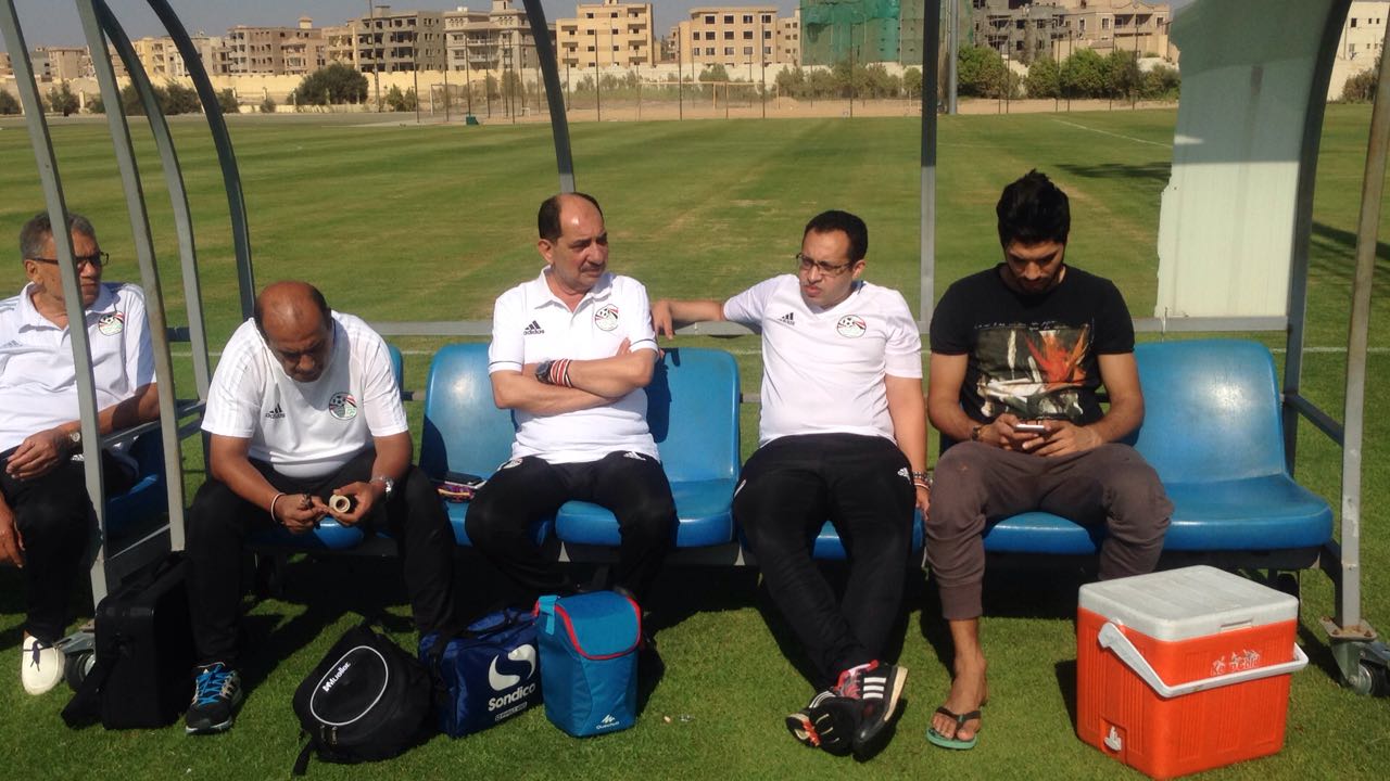 على جبر لم يشارك فى مران منتخب مصر