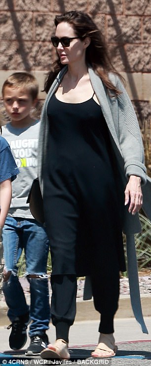 انجلينا جولي و ابنائها  (5)