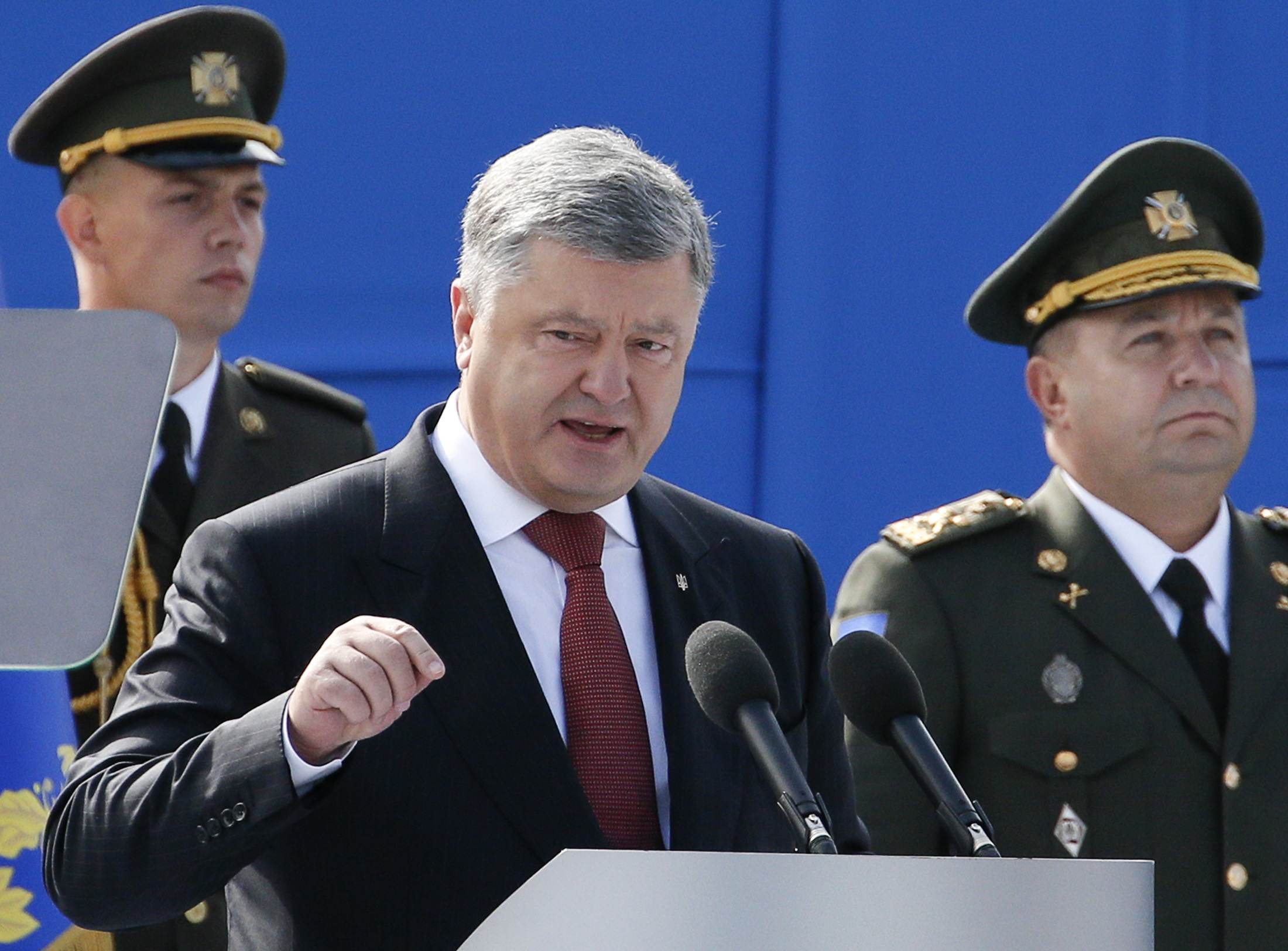 كلمة الرئيس الأوكرانى خلال احتفالات عيد الاستقلال