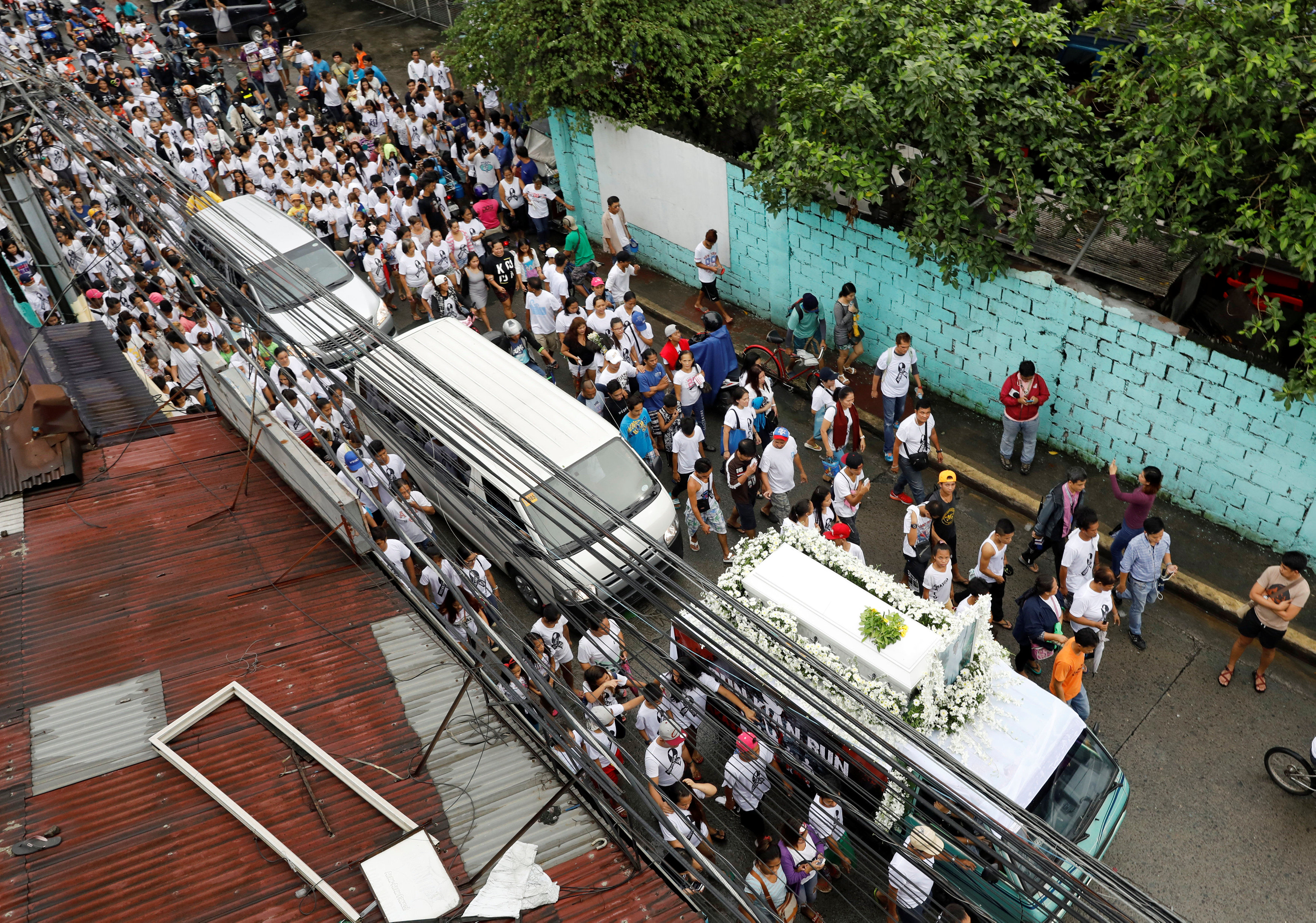 جنازة الشاب الفلبينى كيان