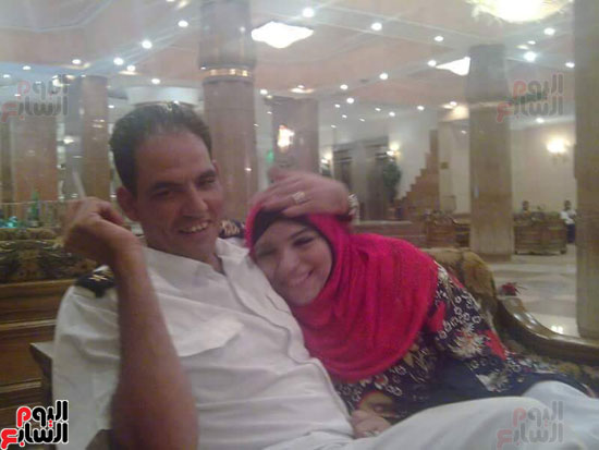 1الشهيد العميد هشام عزب وزوجته السيدة شيرين عبدالرحمن