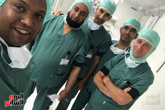   جانب من مشاركة الاطباء الأقصريين بعمليات مستشفى جينك البلجيكية