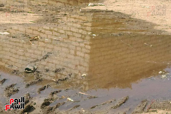  غرق شوارع قرى بنى سويف