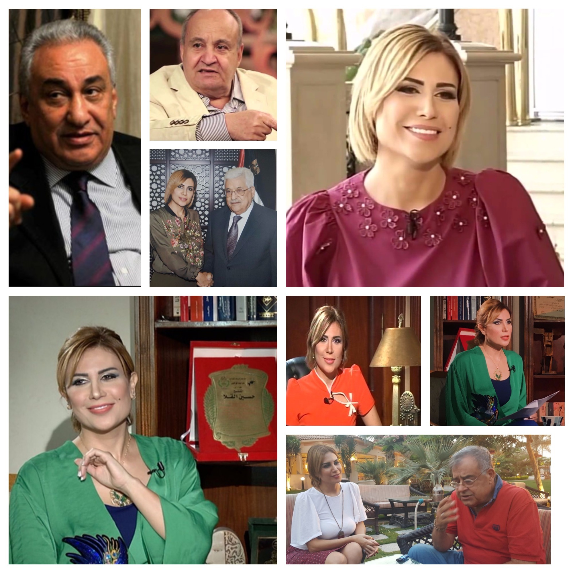 برنامج من القاهرة تقديم نضال الناطور علي تليفزيون فلسطين