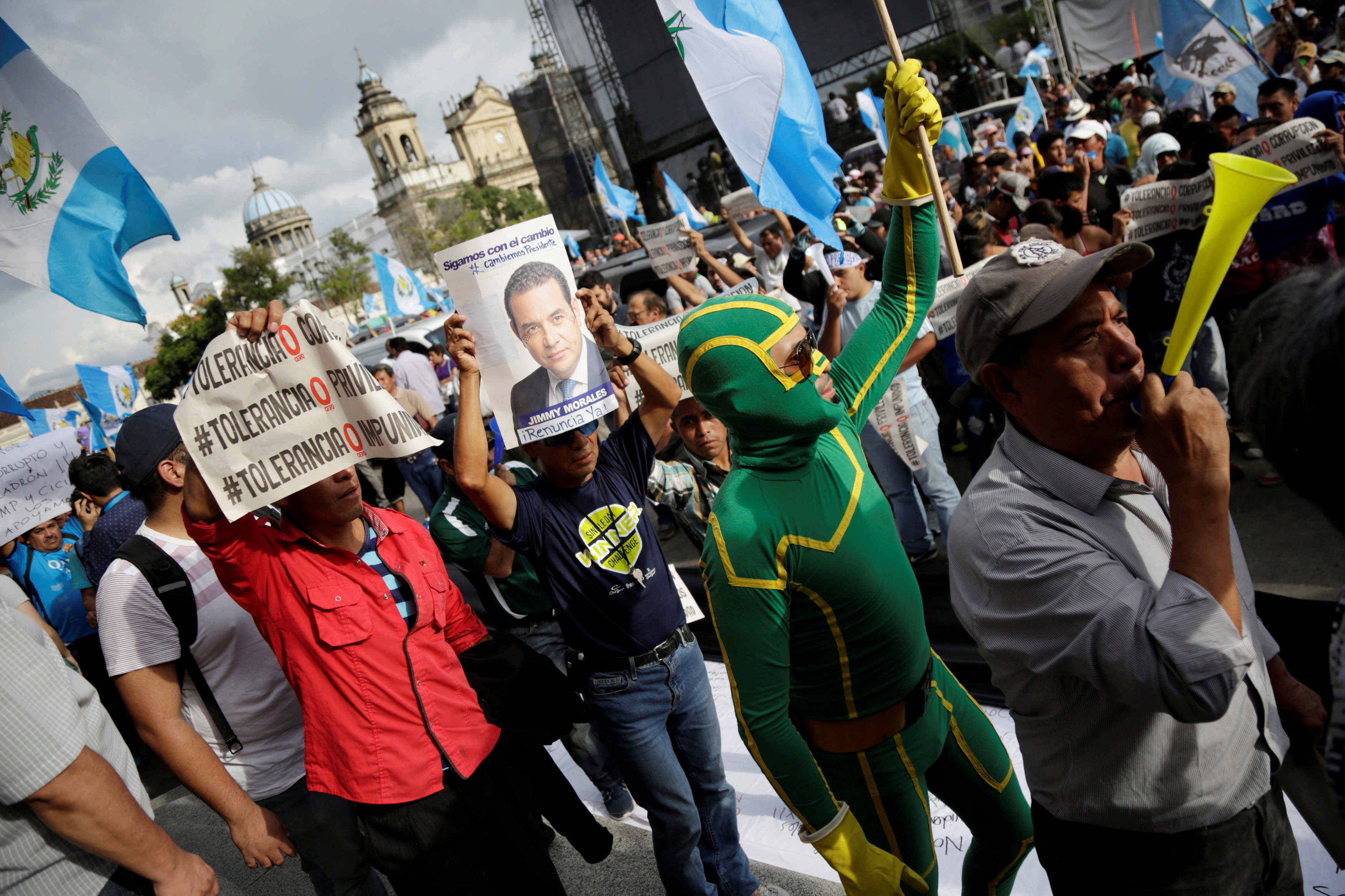تظاهرات جواتيمالا