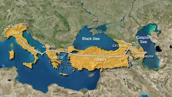 خطوط الغاز فى اذربيجان تمر لأوروبا