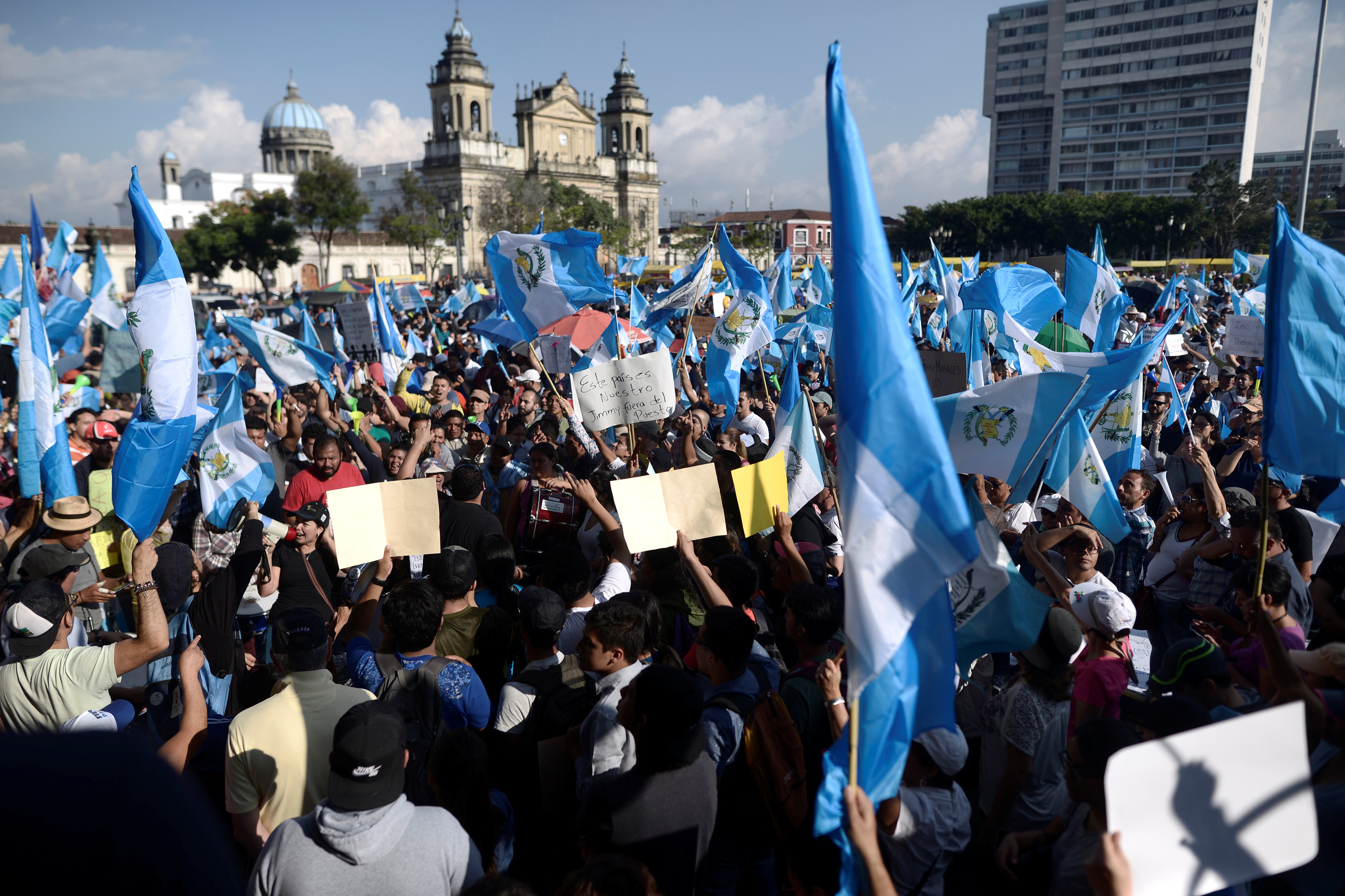 تظاهرات جواتيمالا