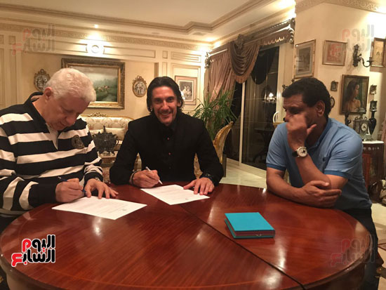 توقيع مدرب الزمالك الجديد (3)