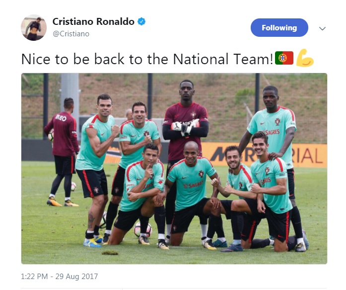 رونالدو مع منتخب البرتغال
