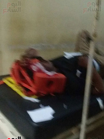 حادث تصادم أتوبيس وسيارة ببنى سويف (5)