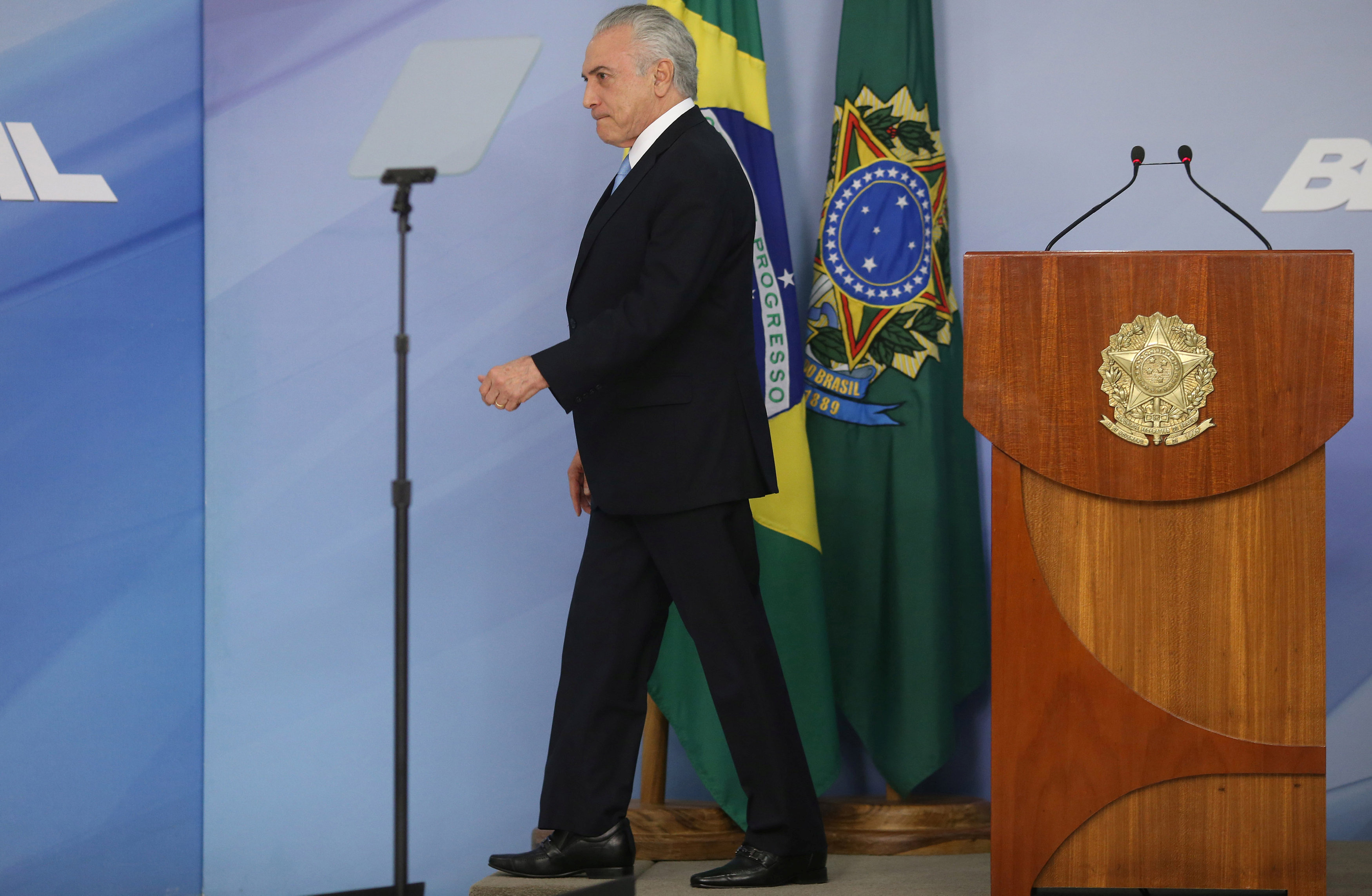 مغادرة الرئيس البرازيلى