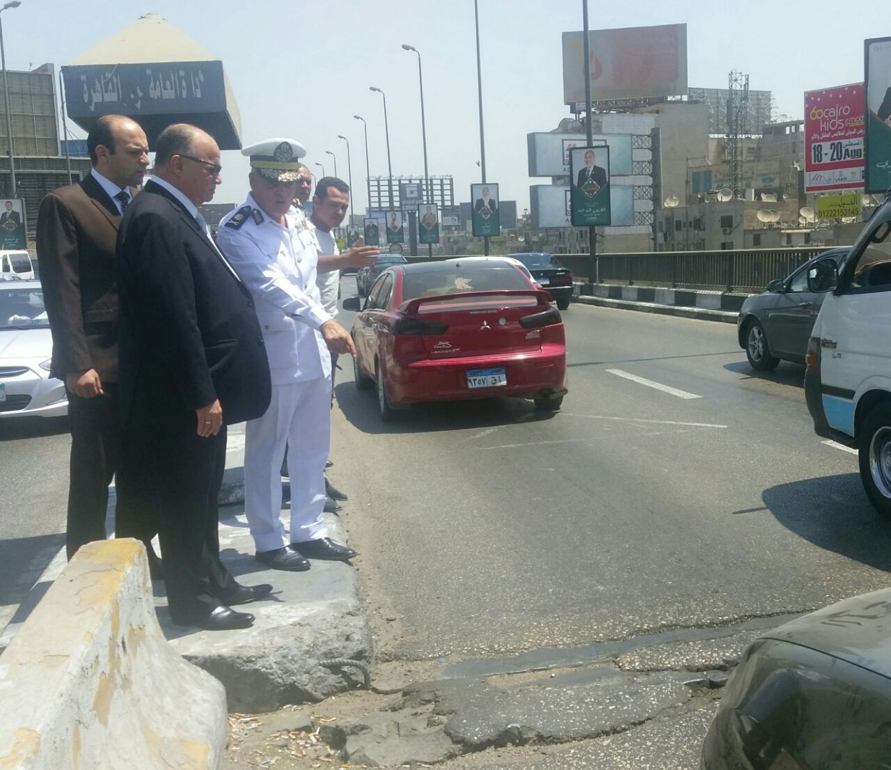  مدير أمن القاهرة يتفقد الخدمات المرورية