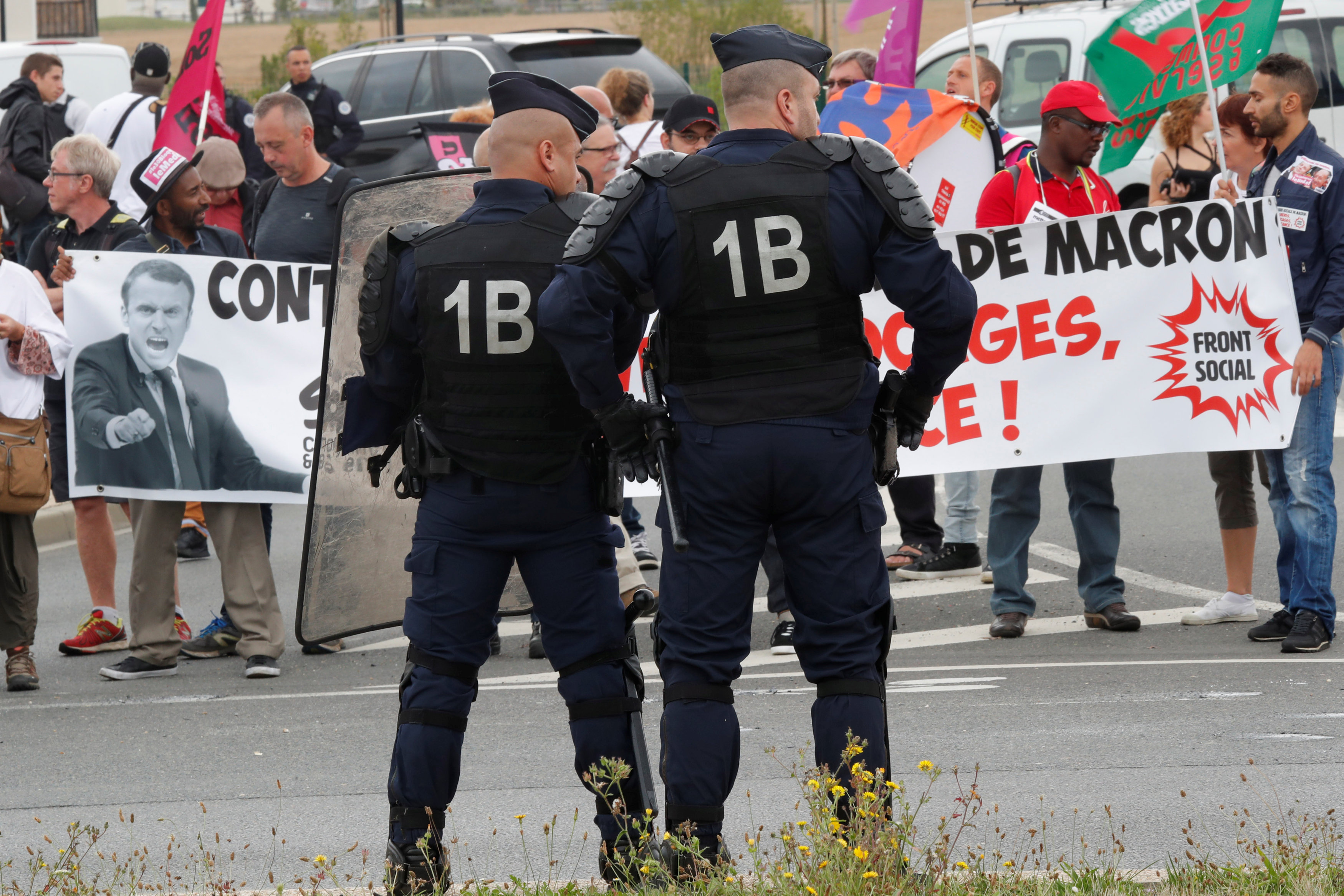 مظاهرة ضد قانون العمل الفرنسى