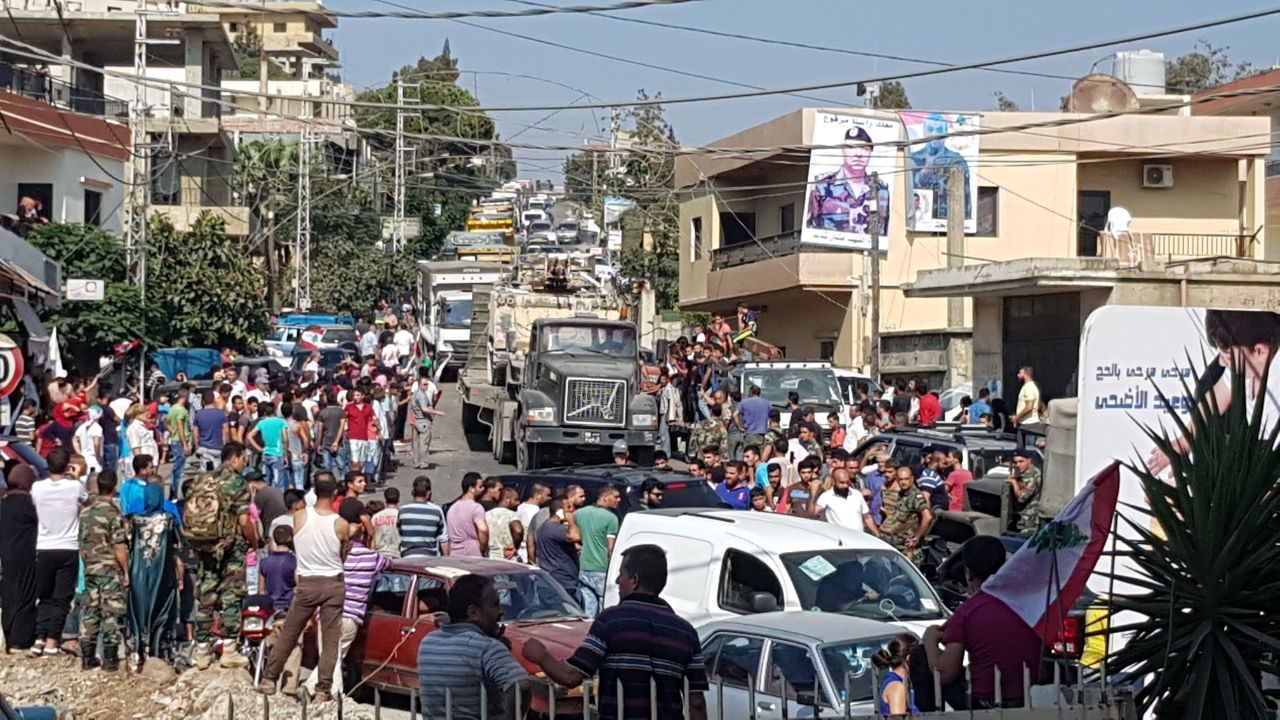 لحظة رجوع وحدات الجيش اللبنانى إلى القرى