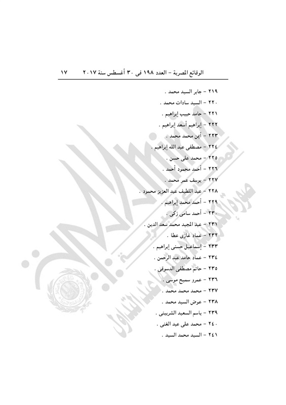 الجريدة الرسمية تنشر قرار إدراج 296 إخوانيا بينهم محمود عزت بقوائم الإرهاب (11)
