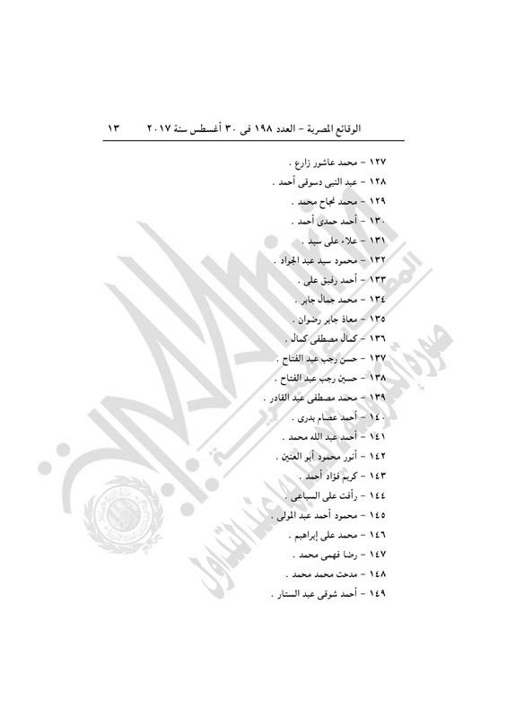 الجريدة الرسمية تنشر قرار إدراج 296 إخوانيا بينهم محمود عزت بقوائم الإرهاب (7)