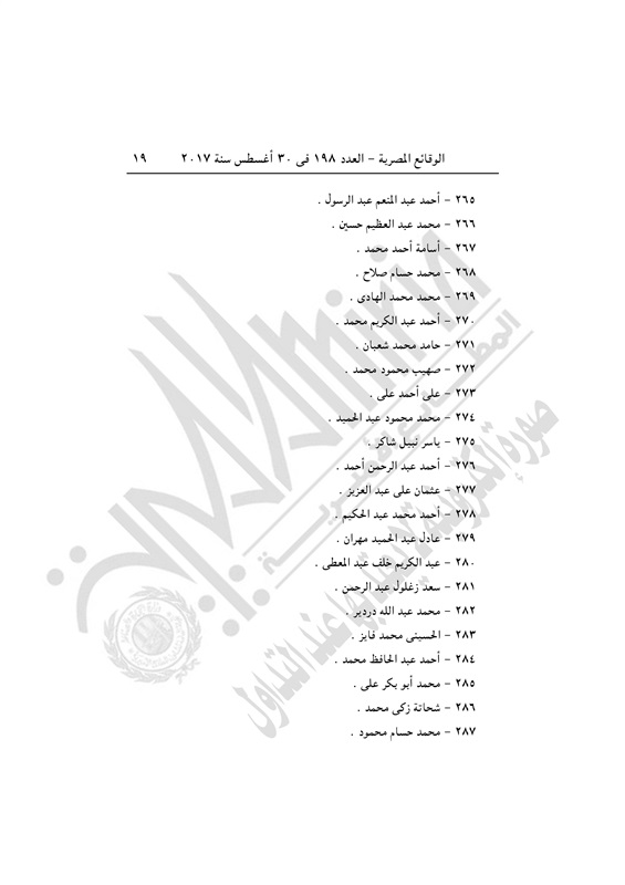 الجريدة الرسمية تنشر قرار إدراج 296 إخوانيا بينهم محمود عزت بقوائم الإرهاب (13)