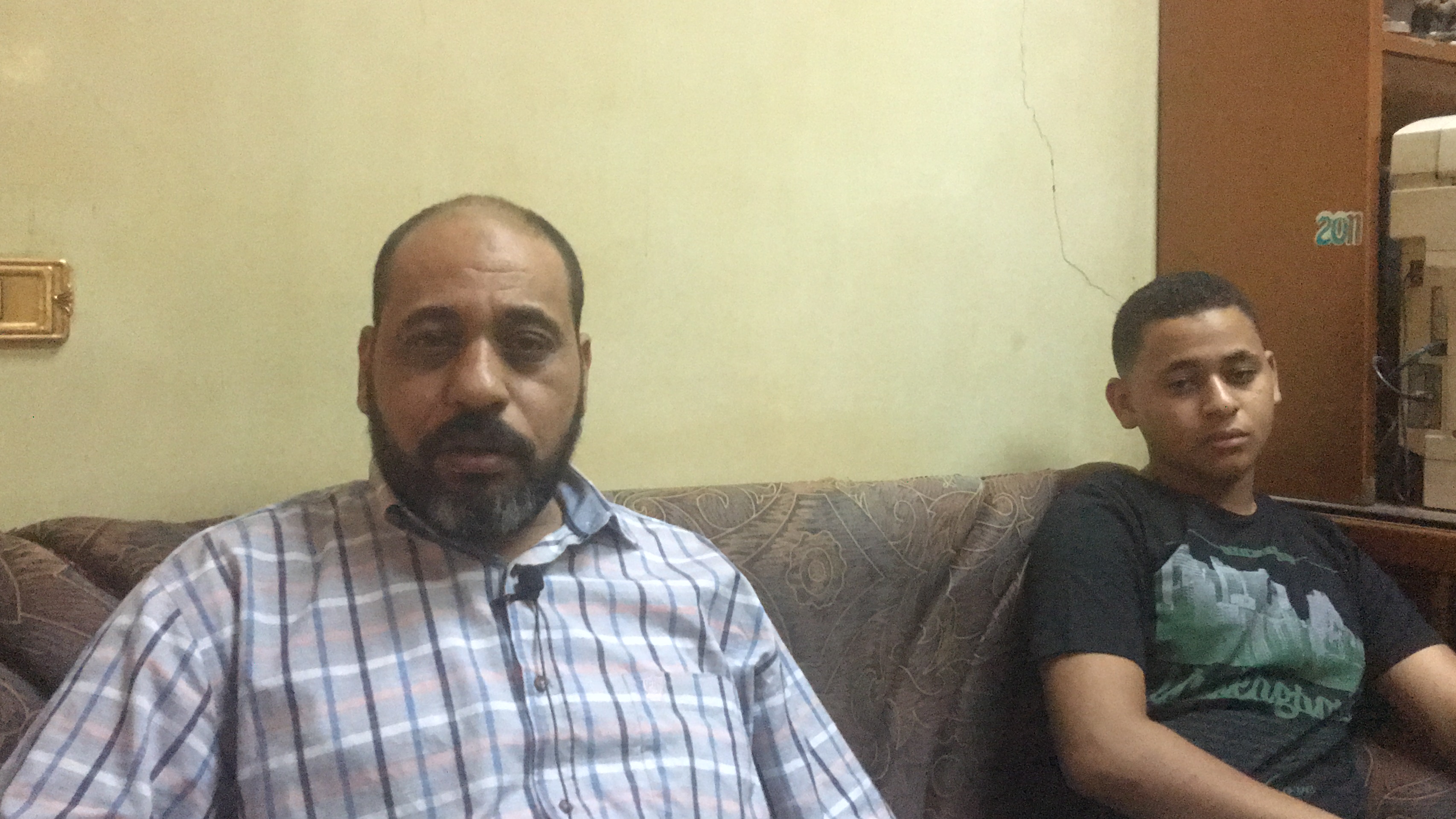 ابراهيم خليفة والد الطفل  المحرر من الخطف  (1)
