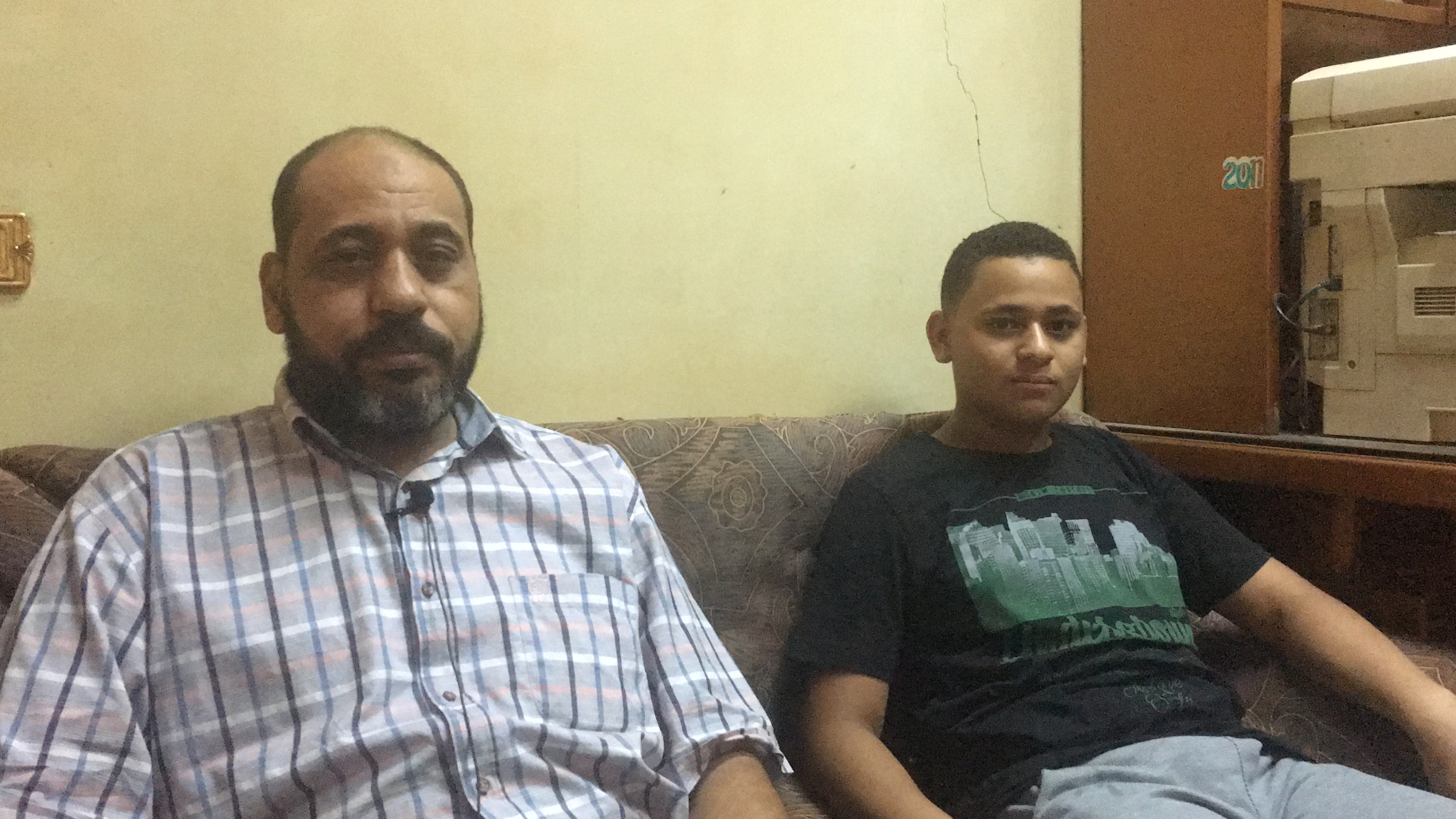 ابراهيم خليفة والد الطفل  المحرر من الخطف  (2)