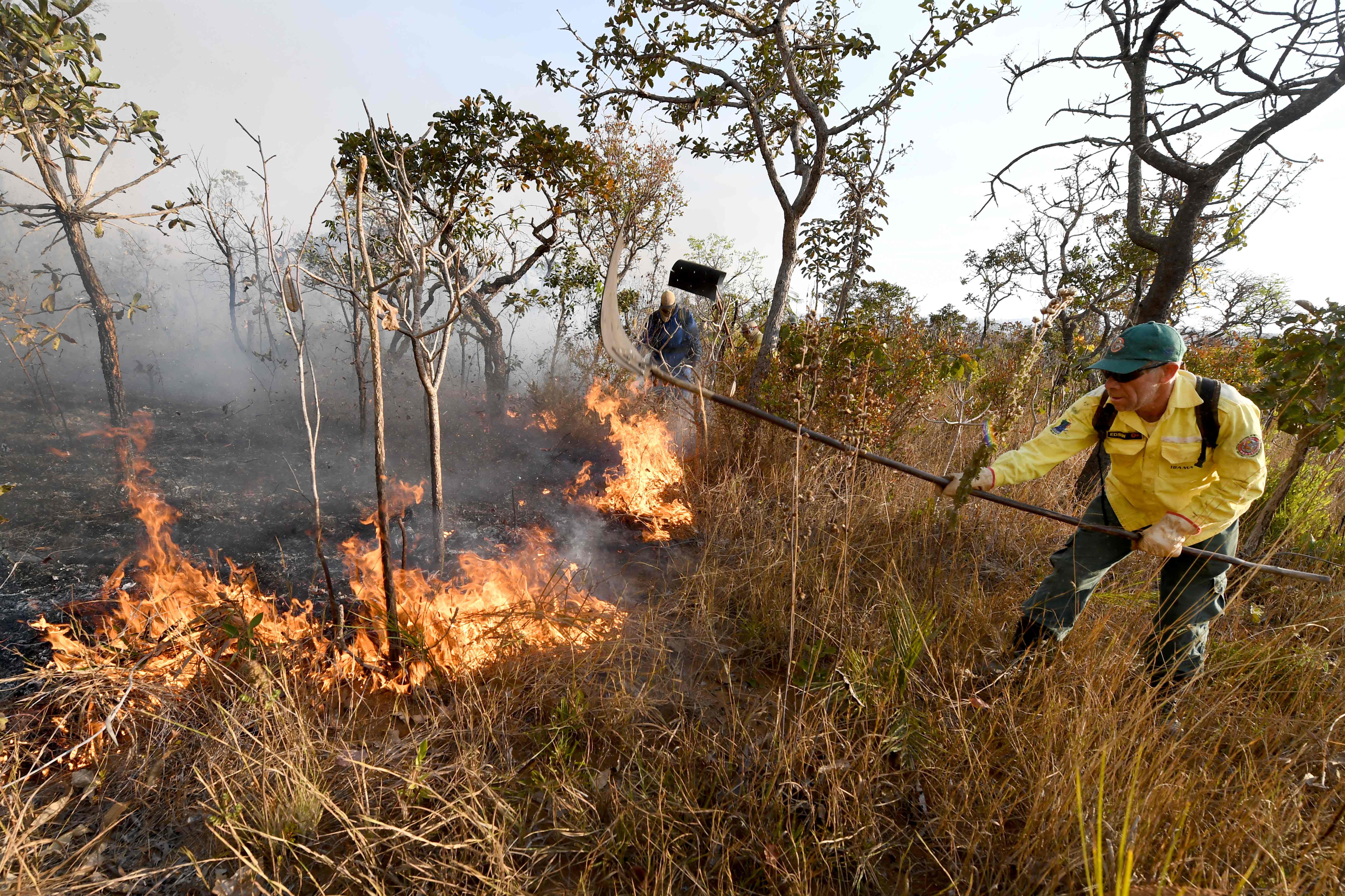 مكافحة حرائق الغابات فى البرازيل