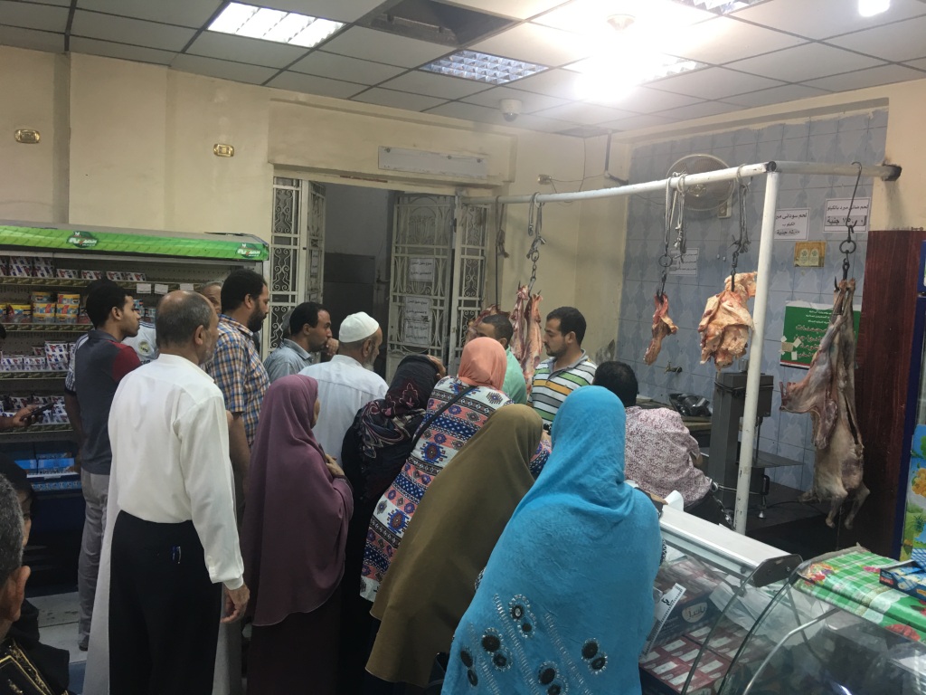 اقبال المواطنين علي شراء اللحوم
