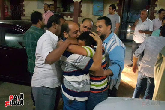 لحظة عودة الطفل 